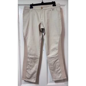 Auth. Louis Vuitton Khaki Capri Cotton Blend Pants Size 42